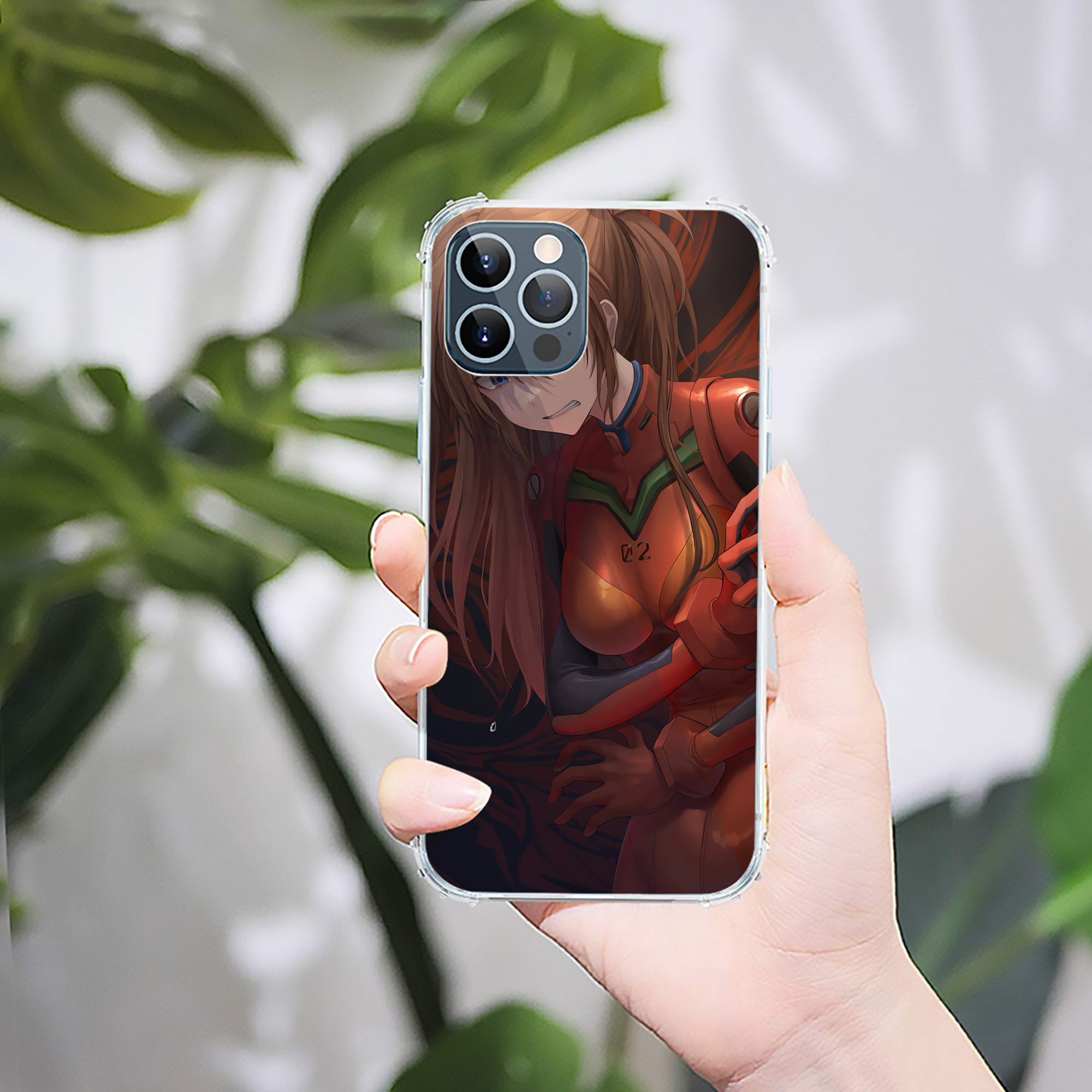 （画像用） EVA 新世紀エヴァンゲリオン 【iPhone 12シリーズ対応】透明スマホケース（クリアソフトケース）